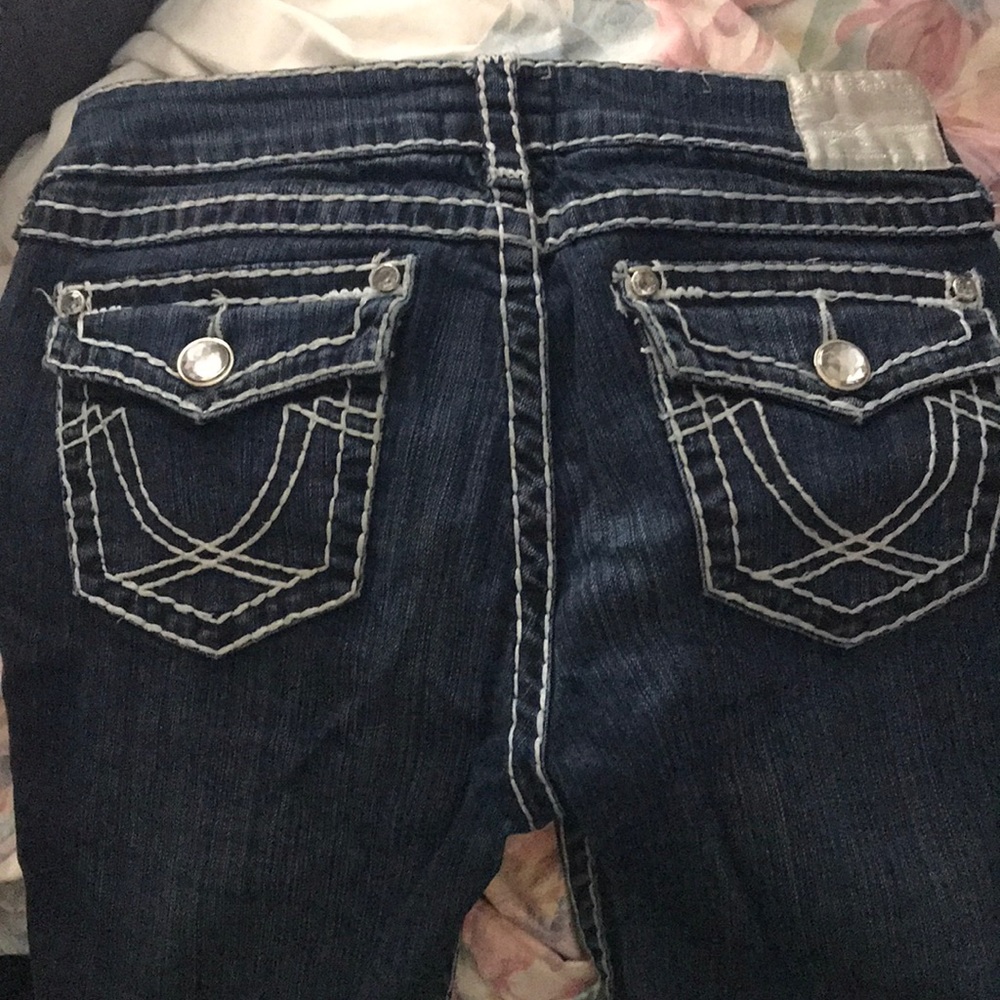 L.A Idol dark wash skinny jeans